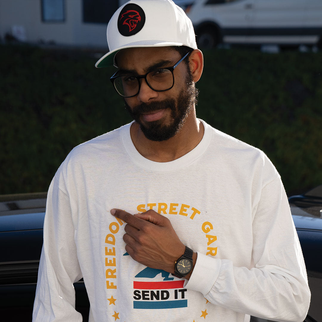 Hellcat Logo Patch Hat White