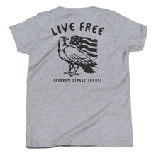 Load image into Gallery viewer, Live Free Youth Short Sleeve T-Shirt
