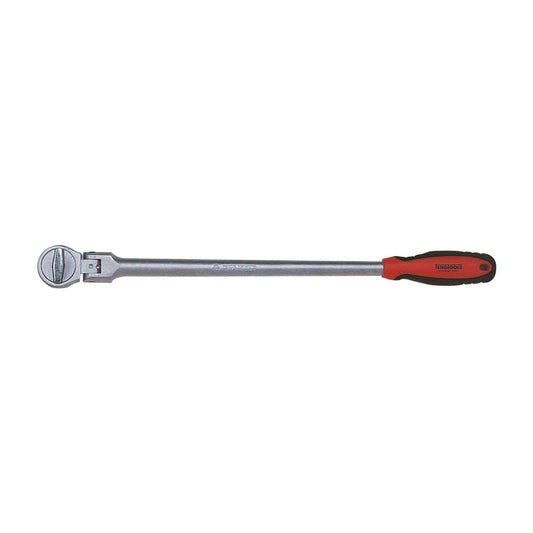 Teng Tools 1/2 Inch Drive 45 Teeth 15.7 Inch / 400mm Long Arm Flexible Head Ratchet - 1200F