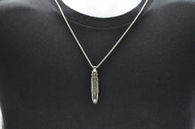 Load image into Gallery viewer, Mens Stainless Steel Bullet Pendant Necklace
