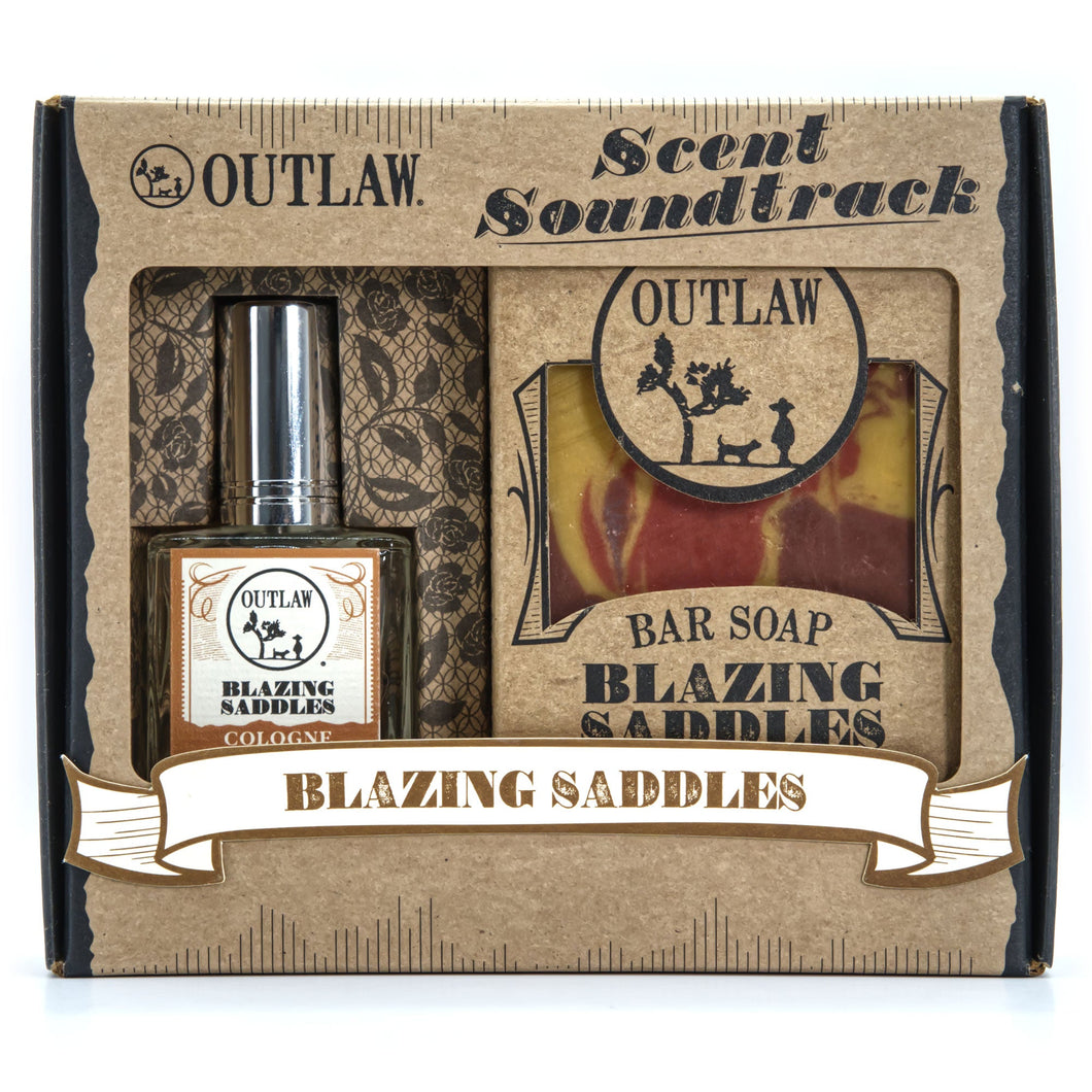 Outlaw Cologne & Handmade Soap Gift Set - The Scent Soundtrack