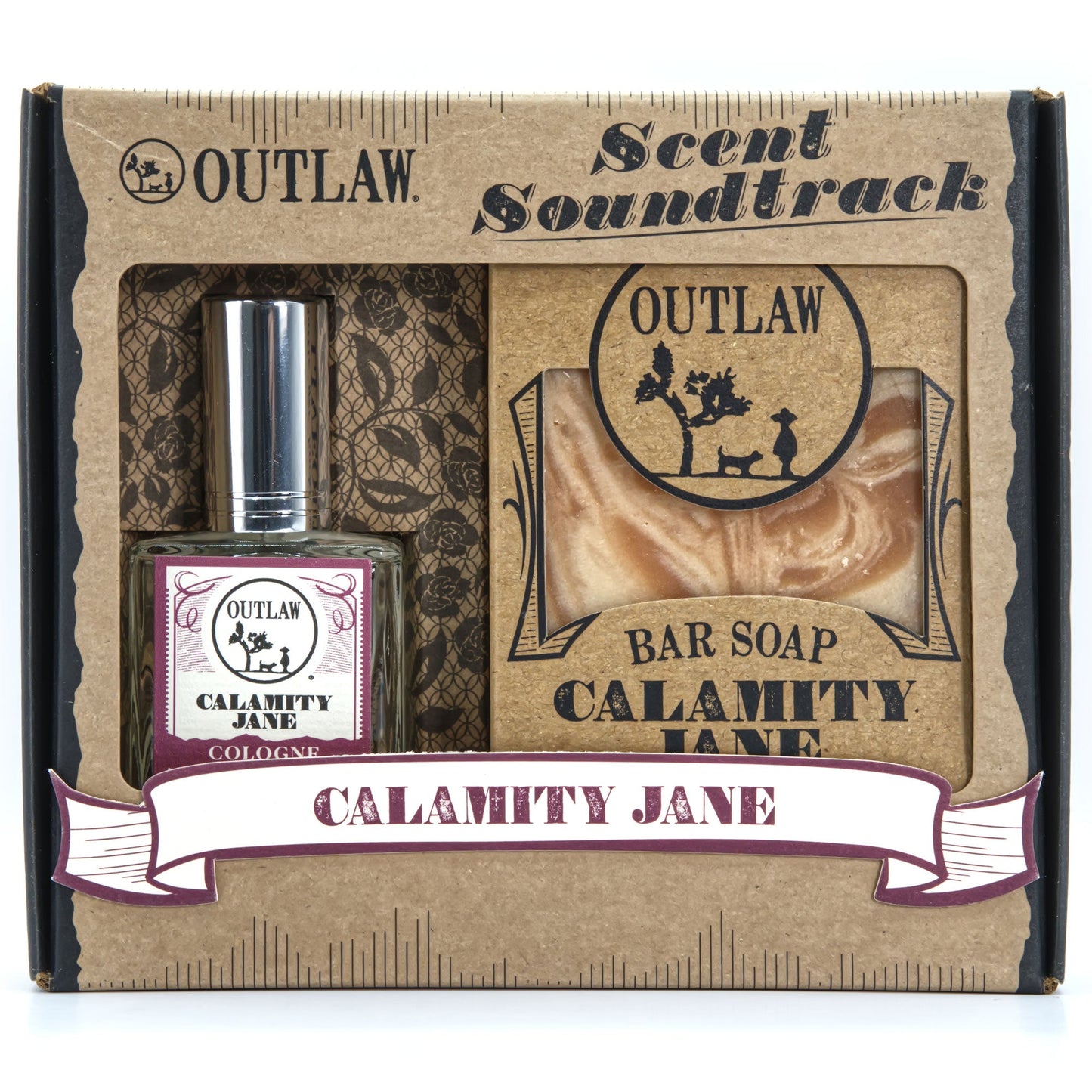 Outlaw Cologne & Handmade Soap Gift Set - The Scent Soundtrack