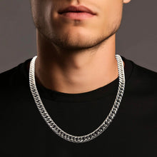 Load image into Gallery viewer, Mens Stainless Steel Double Cuban Link Chain Necklace
