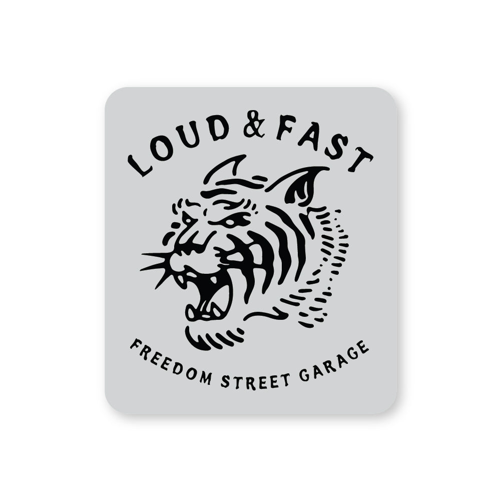 Loud and Fast Sticker