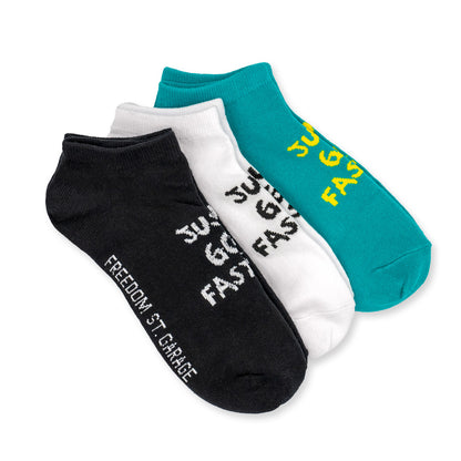 Go Faster Low Socks (3-Pack)