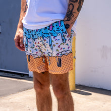 Load image into Gallery viewer, Ice Cream Drip Mesh Shorts. FSG x JJ Shorts Collaboration [Limited Release]
