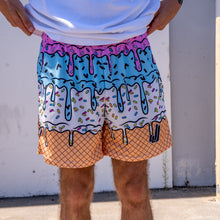 Load image into Gallery viewer, Ice Cream Drip Mesh Shorts. FSG x JJ Shorts Collaboration [Limited Release]
