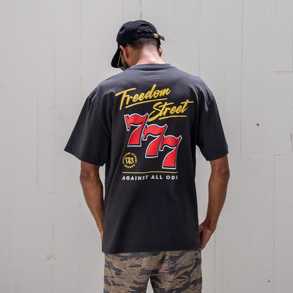 Lucky 7's Oversized Faded T-shirt