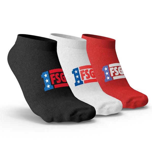 Number One Low Socks (3-Pack)