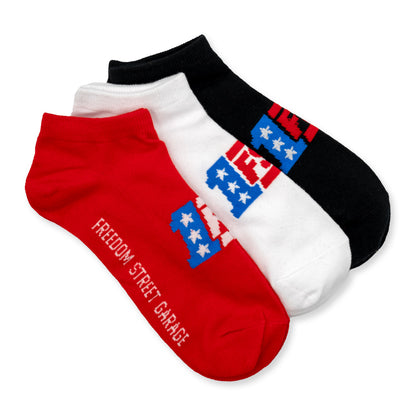 Number One Low Socks (3-Pack)