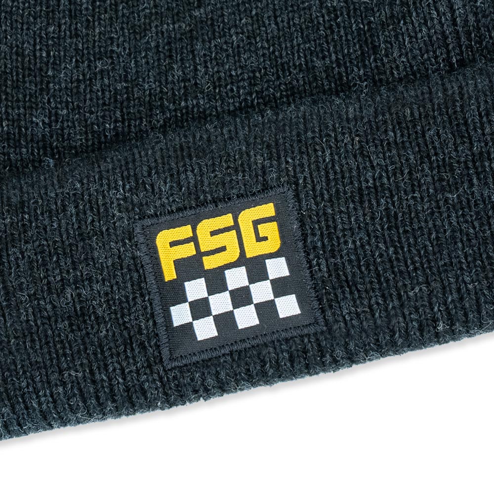 Racer Beanie Dark Grey