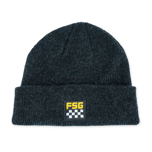 Racer Beanie Dark Grey