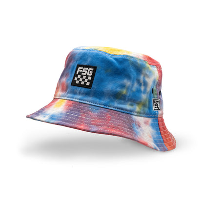 Racing Tie-Dye Bucket Hat