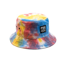 Load image into Gallery viewer, Racing Tie-Dye Bucket Hat
