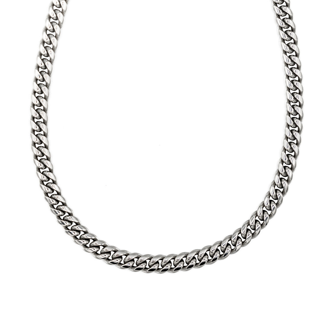 8mm Stainless Steel Cuban Chain