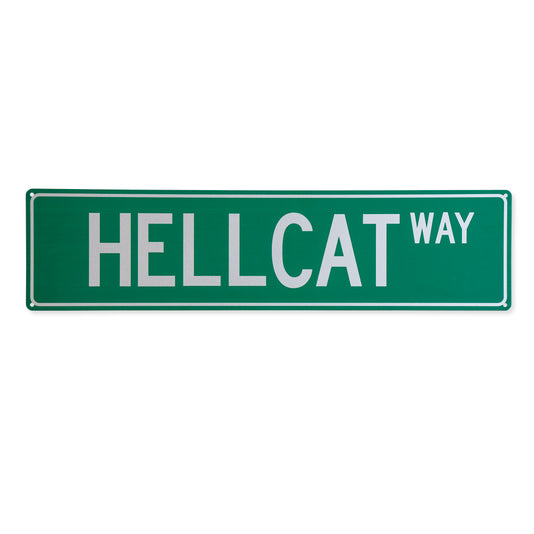 Hellcat Way Sign
