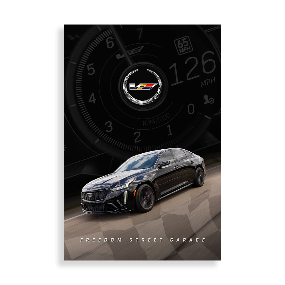 CTS-V Overdrive Poster – Freedom Street Garage