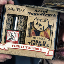 Load image into Gallery viewer, Outlaw Cologne &amp; Handmade Soap Gift Set - The Scent Soundtrack
