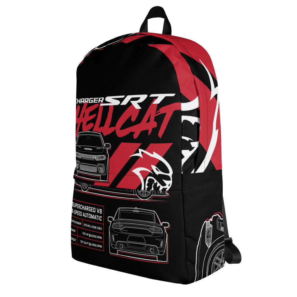 Hellcat Charger Blueprint Backpack