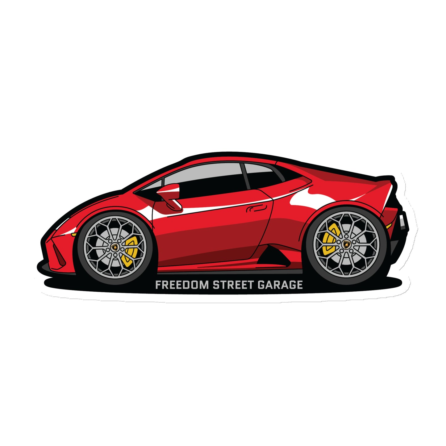 Lambo Toon Magnet