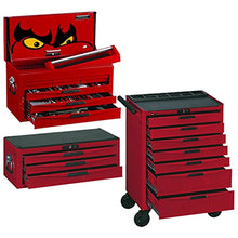 Load image into Gallery viewer, Teng Tools 140 Piece Service Tool Kit 8 With Series Middle Box and Roller Cabinet - TC8140NF
