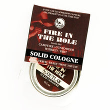 Load image into Gallery viewer, Fire in the Hole Campfire Solid Cologne
