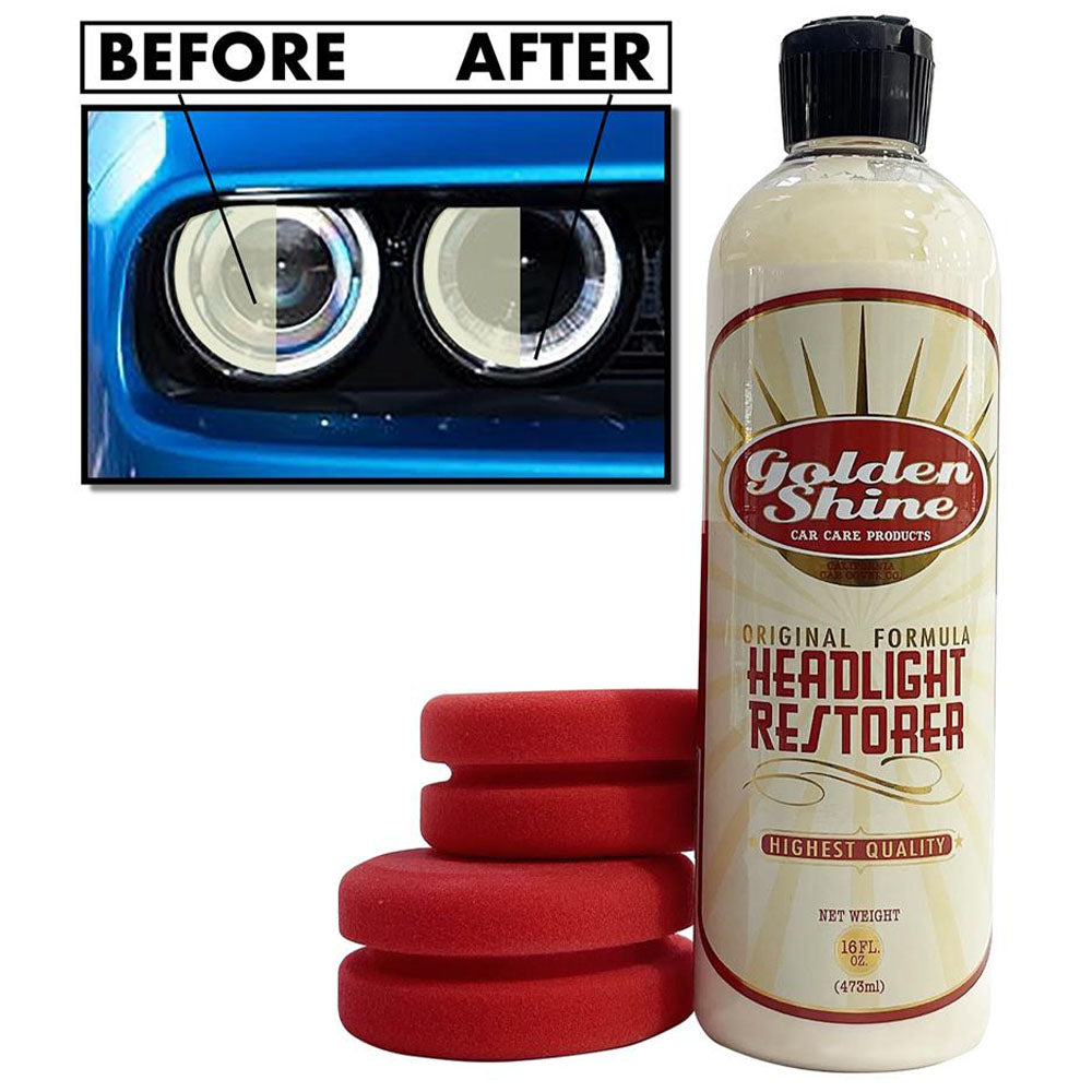 Golden Shine Auto Headlight Lens Restorer & Cleaner (CCC)