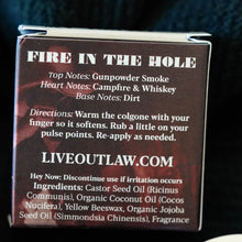 Load image into Gallery viewer, Fire in the Hole Campfire Solid Cologne
