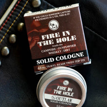 Load image into Gallery viewer, Fire in the Hole Campfire Solid Cologne
