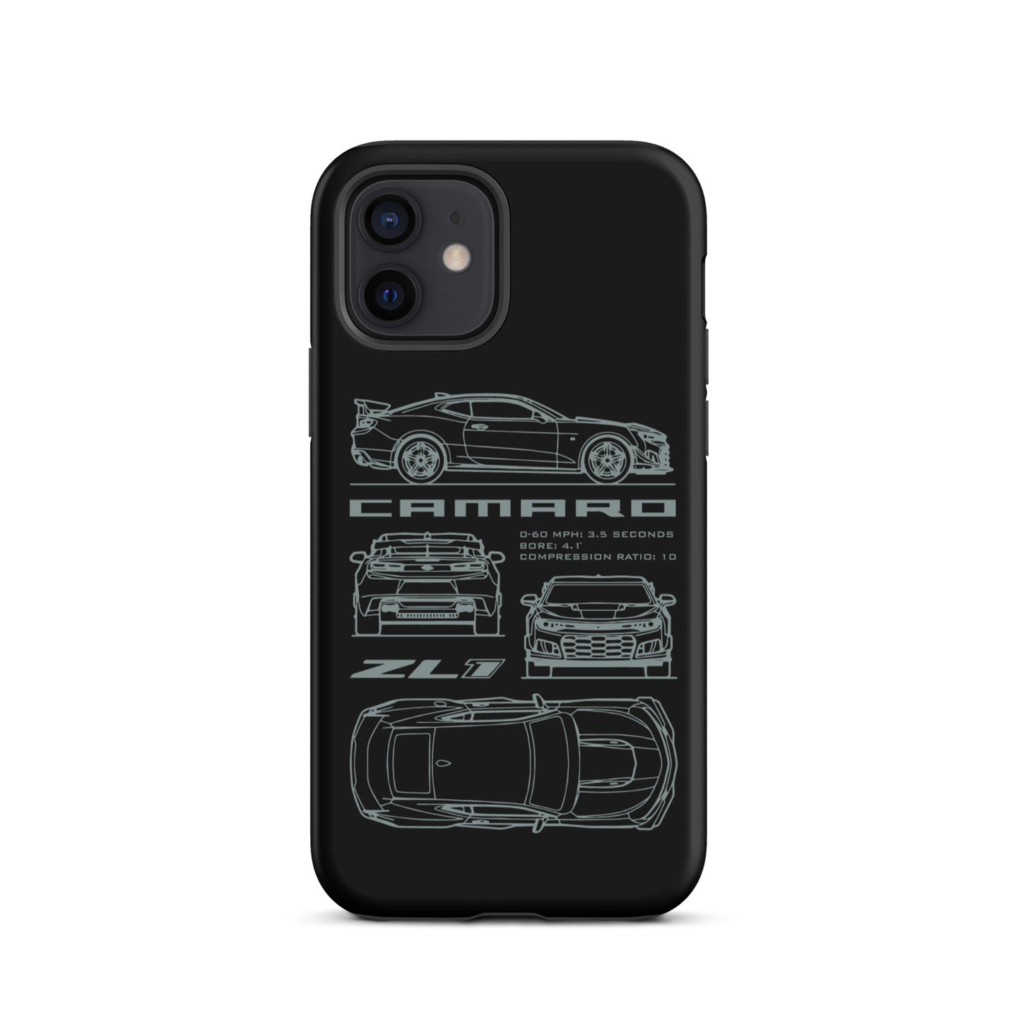 Camaro Blueprint iPhone Tough Case