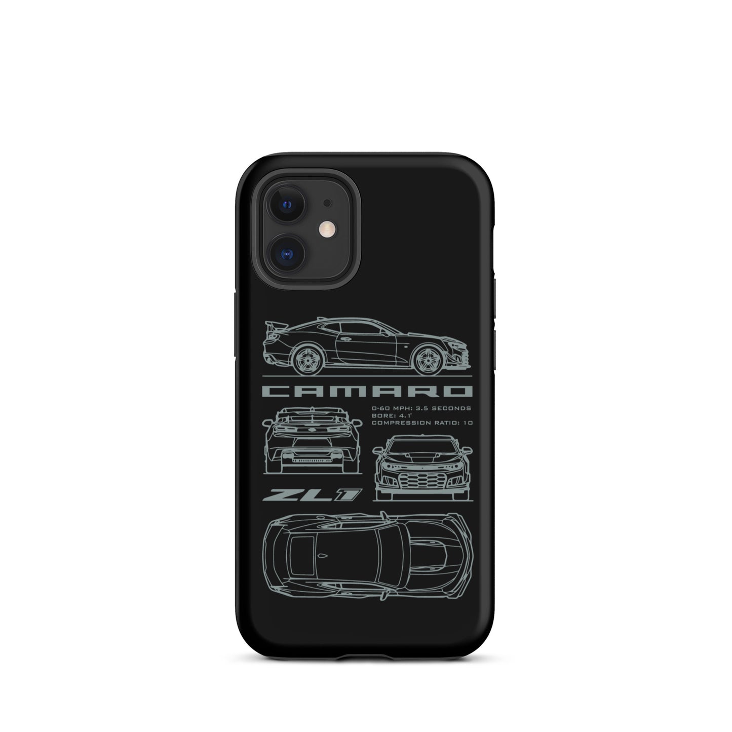 Camaro Blueprint iPhone Tough Case