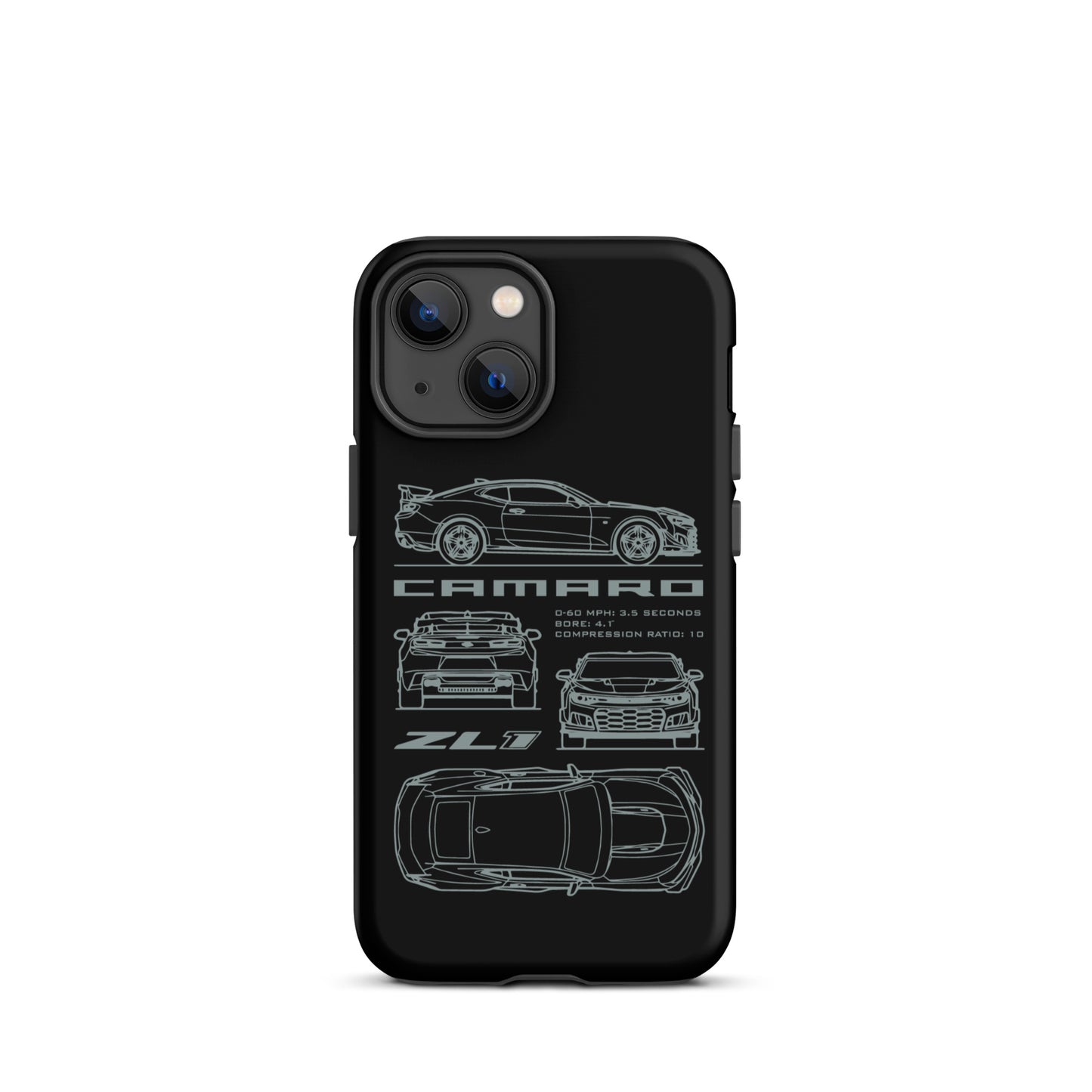 Camaro Blueprint iPhone Tough Case