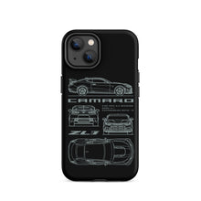 Load image into Gallery viewer, Camaro Blueprint iPhone Tough Case
