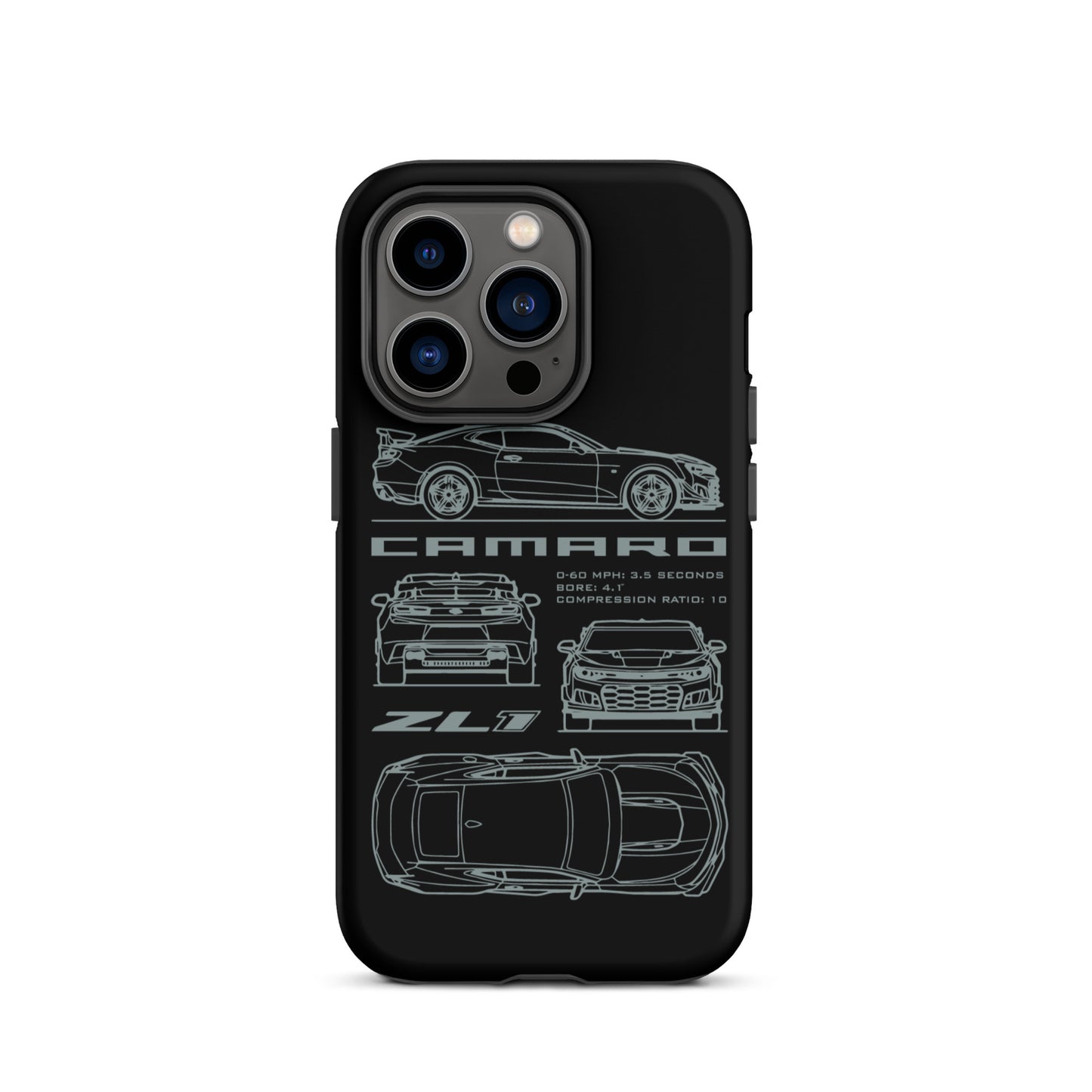 Camaro Blueprint iPhone Tough Case