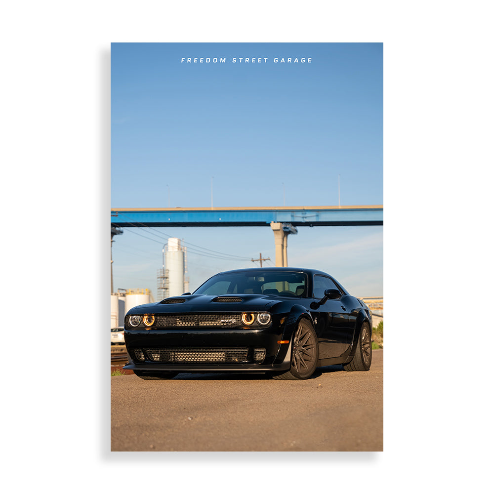 Black on Black Hellcat Poster