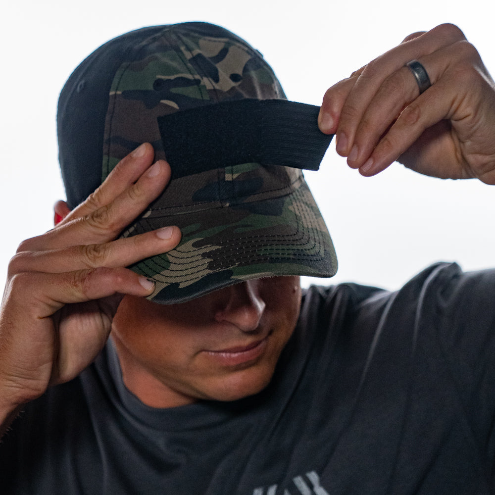 ‘Murica Tactical Dri-Duck Cammo Hat w/ American Flag Patch