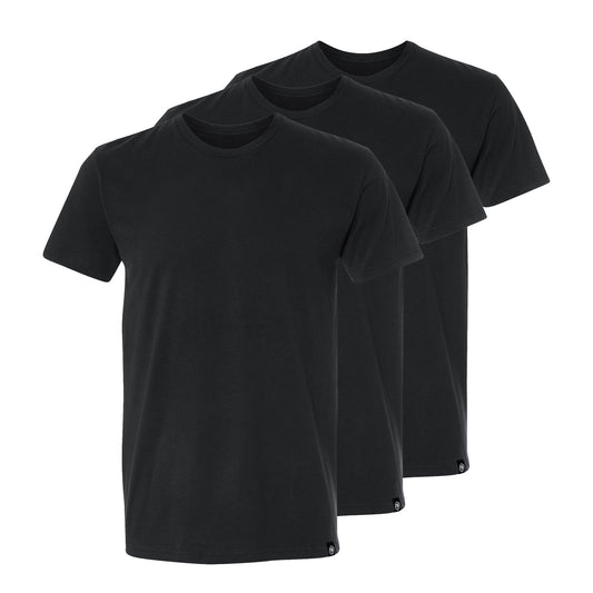 Black Plain Tee (3 Pack)