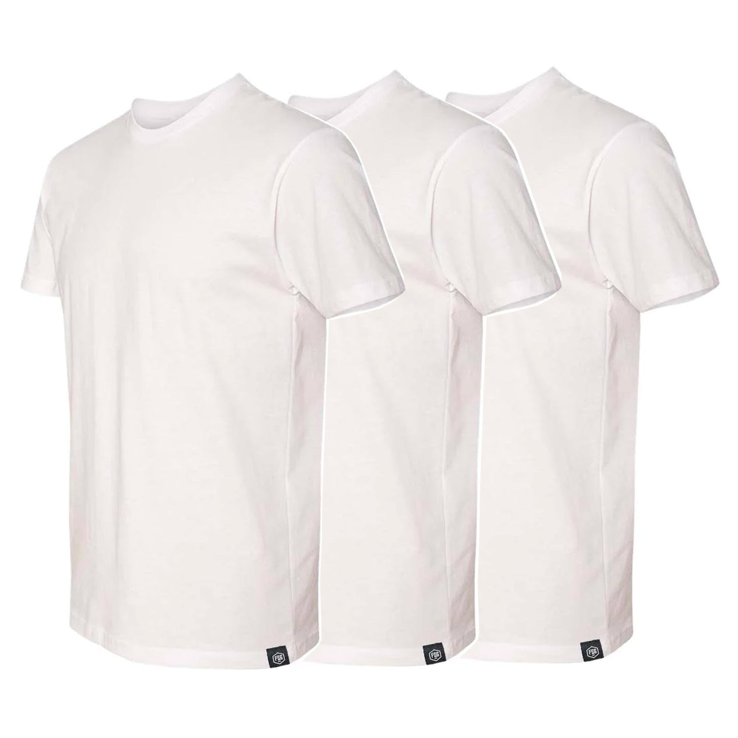 White Plain Tee (3 Pack)