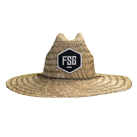 Logo Straw Patch Hat