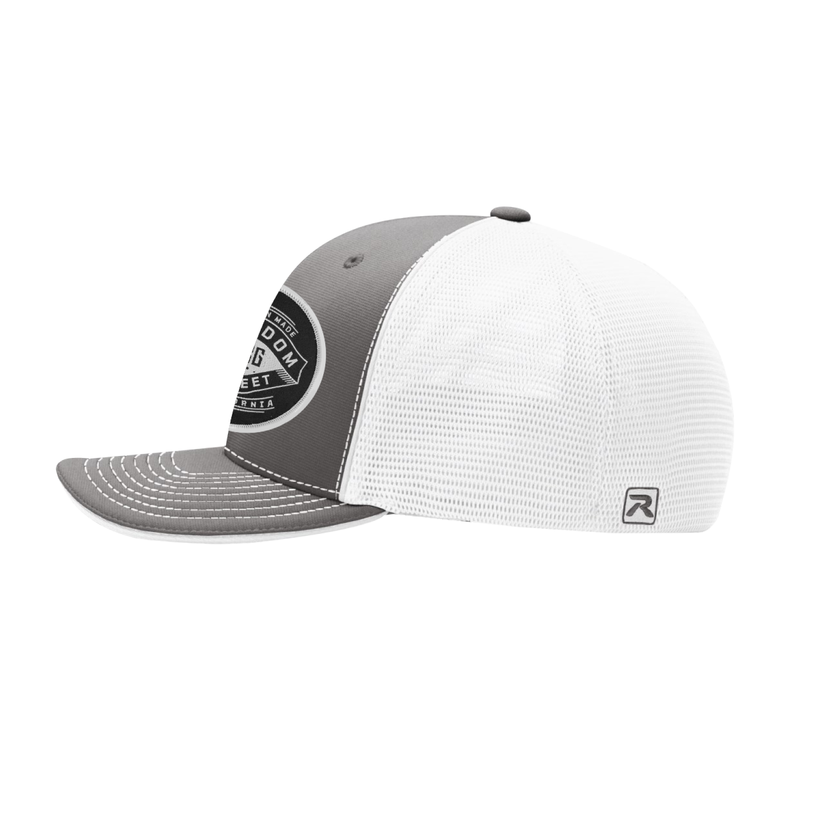 The Liberty Grey/White Flexfit Hat