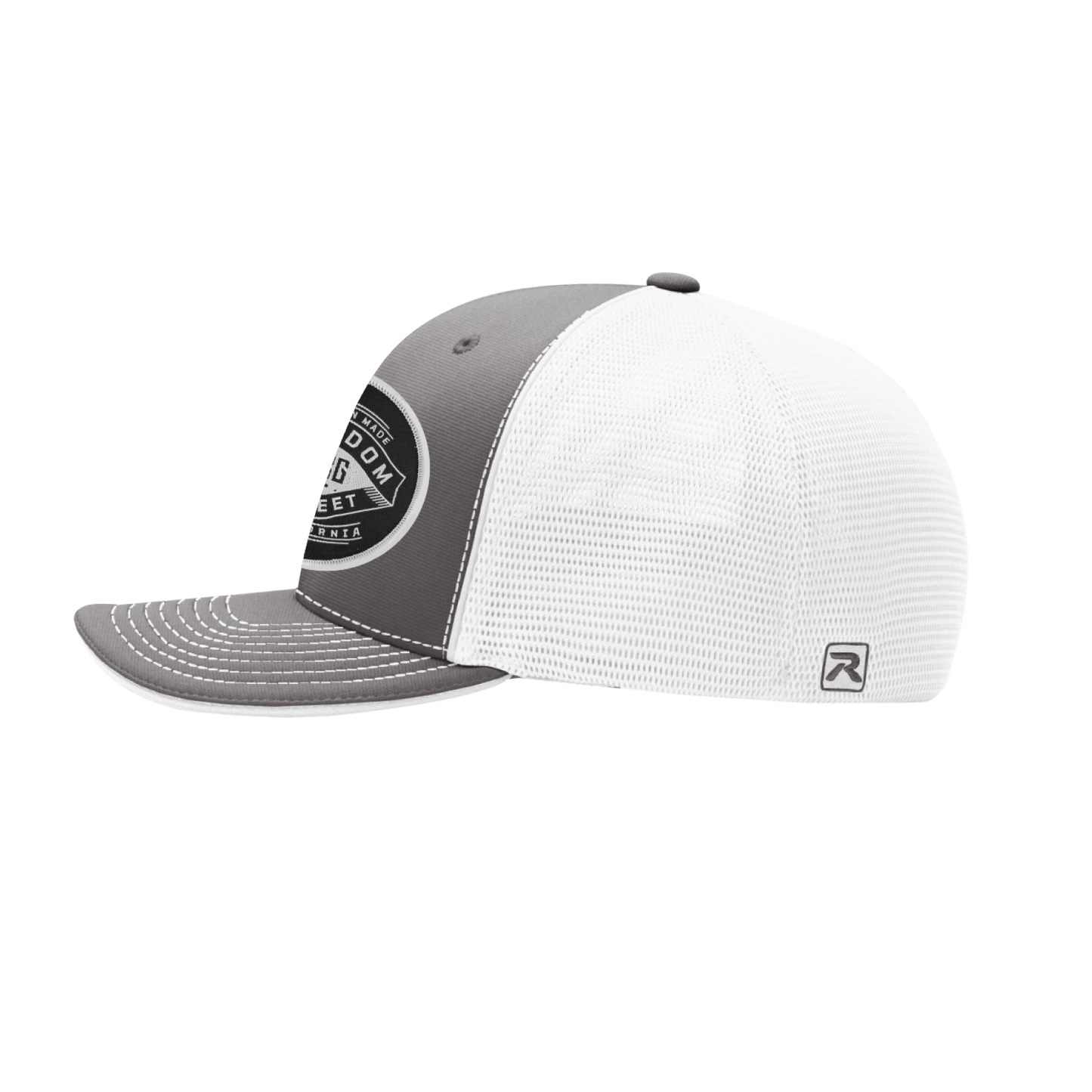 The Liberty Grey/White Flexfit Hat