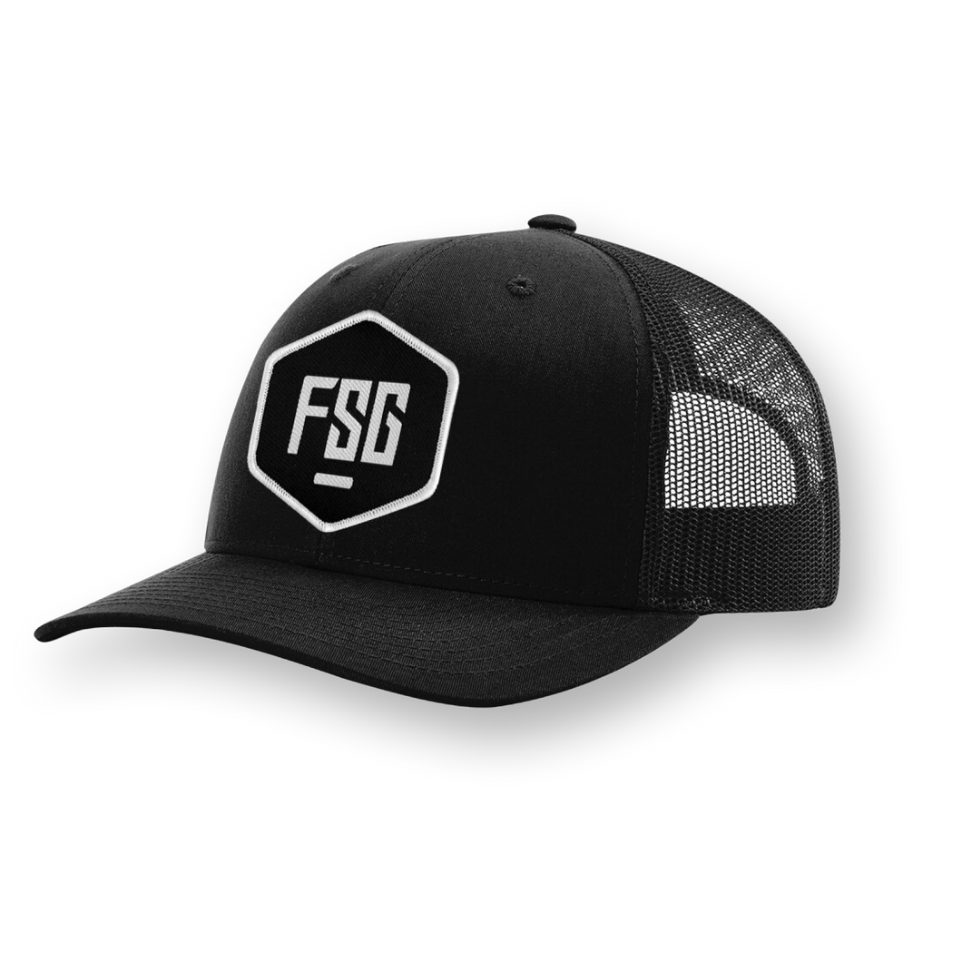 FSG Black Logo Snapback Hat