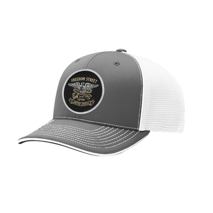 The Bald Eagle Grey/White Flexfit Hat