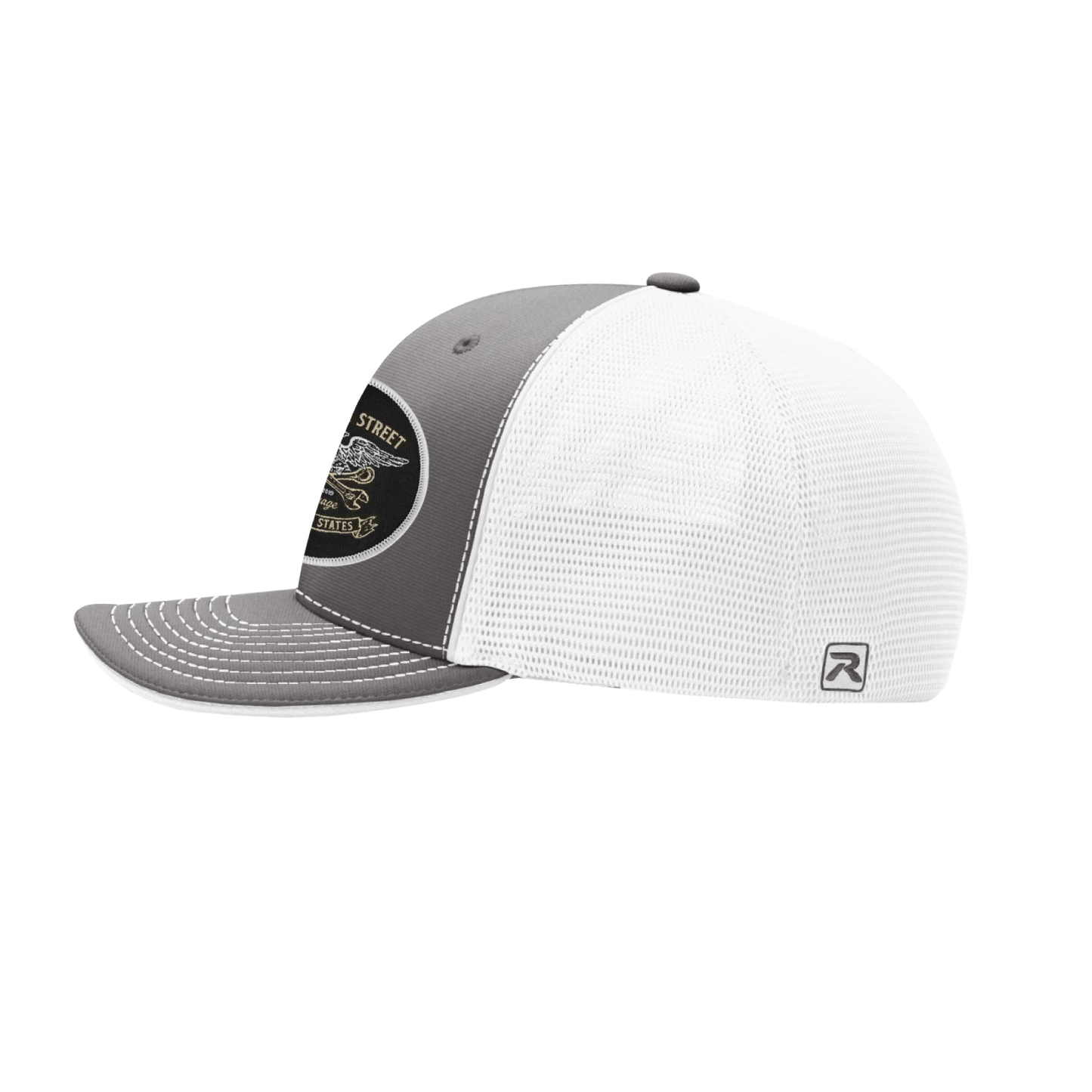 The Bald Eagle Grey/White Flexfit Hat