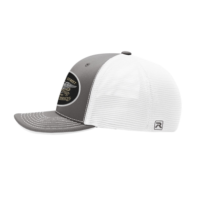 The Bald Eagle Grey/White Flexfit Hat