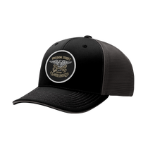Load image into Gallery viewer, The Freedom Grey/Black Flexfit Hat
