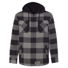 Load image into Gallery viewer, The Flashbang - White/Black Flannel Jacket
