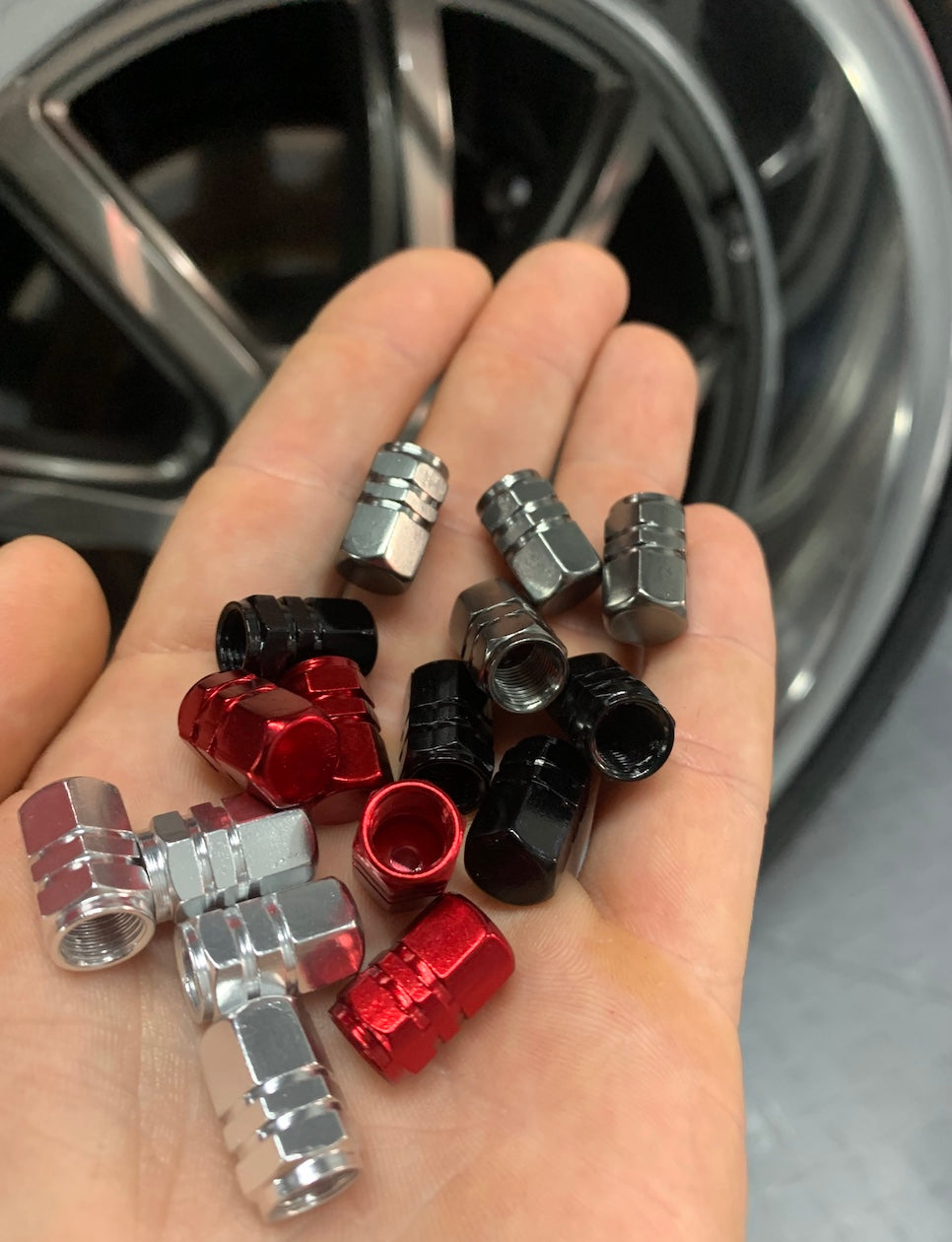 4pc. Aluminum Valve Stem Caps