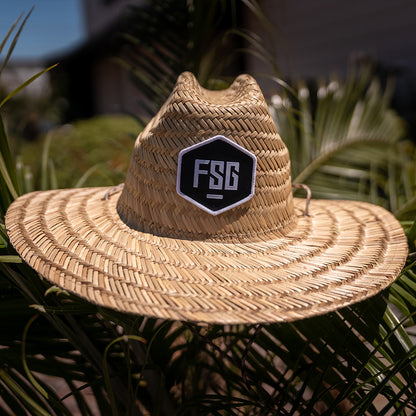 Logo Straw Patch Hat