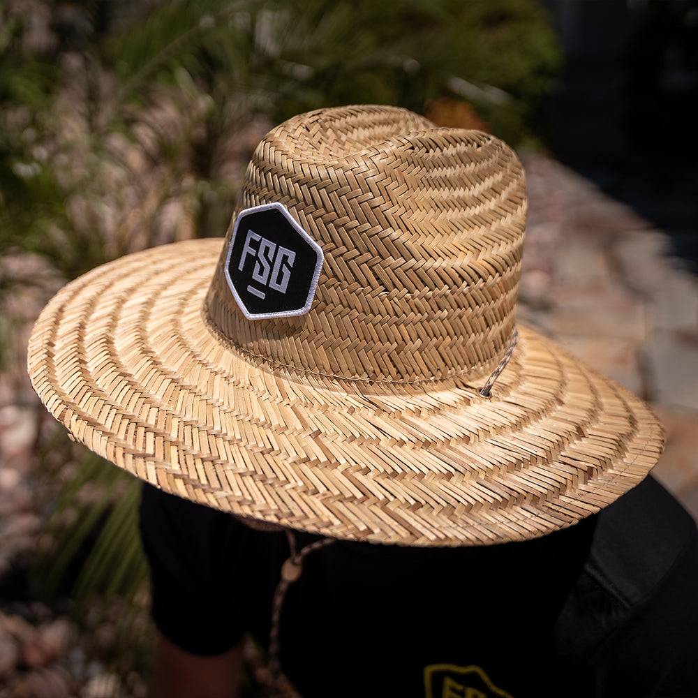 Logo Straw Patch Hat